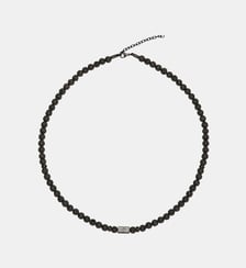COLL. semi-rigide Abel en Acier 316L avec lave noir Phebus