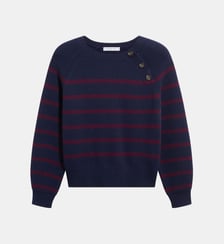 Pull à rayures en laine - RENY Gerard Darel