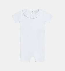 body en jersey de coton blanc Agnès b.