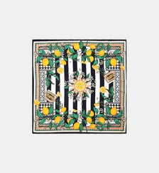 Foulard à motifs colorés en viscose SICILY Wild