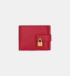 Portefeuille Pulse Trifold en cuir lisse Balmain