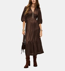 Robe courte froncée Cleli Ba&sh