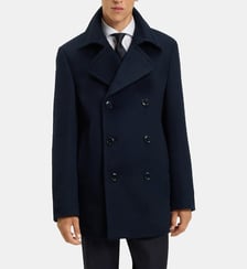 Caban Slim en laine et cachemire BOSS