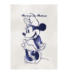 Poster Disney - Disney - Minnie Mouse Blue Poster & Frame