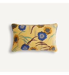 Housse de coussin rectangulaire 50x30, en velours de coton imprimé La Redoute Interieurs