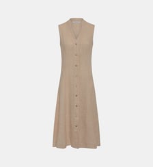 Robe midi en lin sans manche Gerard Darel