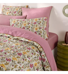 Housse de couette en coton lavé, imprimé floral La Redoute Interieurs