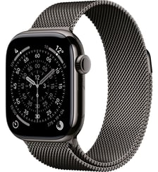 Montre connectée 46mm Tit Ardoise Milan Serie 11 M/L Cellular Apple