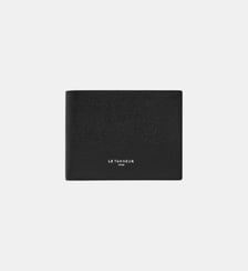 Portefeuille zippé horizontal Lucien en cuir grainé Le Tanneur