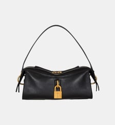 Sac Pulse Small en cuir lisse Balmain