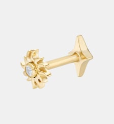Piercing Soleil Titane Or Nebuleuse Bijoux