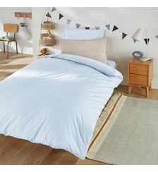 Housse couette enfant percale coton bio Scenario La Redoute Interieurs