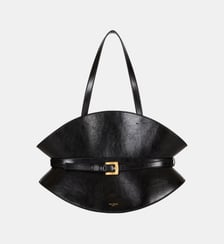 Sac Shuffle Medium en cuir de veau Balmain