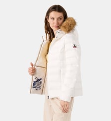 Doudoune cintrée à capuche Luxe grand froid matelassée déperlante
 Jott