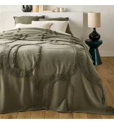 Dessus-de-lit coton tufté La Redoute Interieurs