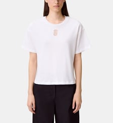T-shirt coton large court Claudie Pierlot