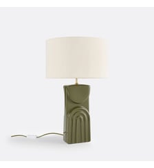 Lampe à poser céramique et lin La Redoute Interieurs