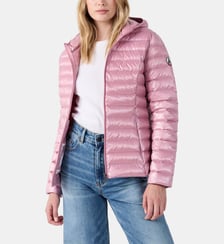 Doudoune légère à capuche brillante Cloe shiny Jott