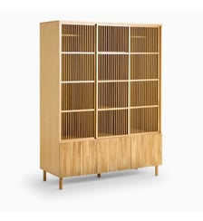 Armoire en chêne et plaqué 6 portes La Redoute Interieurs