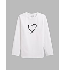 t-shirt en coton coeur Agnès b.