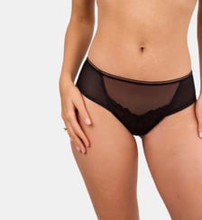 Tanga Intuition noir Maison Lejaby