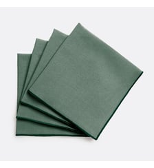Lot de 4 serviettes de table, coton lavé La Redoute Interieurs
