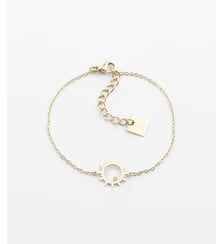 Bracelet Oursin  en Acier doré Zag Bijoux