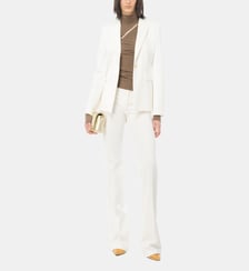 Pantalon flare en maille roma Pinko