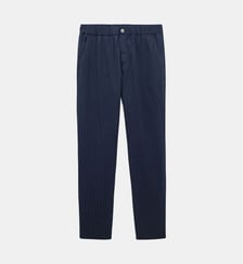 Pantalon rayé chino carotte coton  Serge Blanco