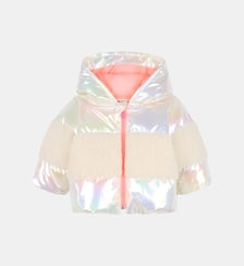 Doudoune matelassée à capuche Billieblush