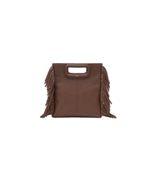 Sac M en cuir grainé Maje