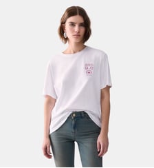 T-shirt avec imprimé au dos Liu Jo