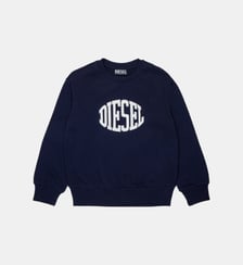 Sweat-shirt à col rond avec logo Diesel Kids