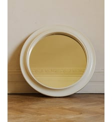 Miroir en fibre de verre blanc Igor N°1180- Produit chiné Debongout