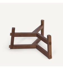 Support en noyer pour cache-pot Florian, H23 et H33 cm AM.PM