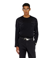 T-shirt à manches longues avec effet froissé Diesel