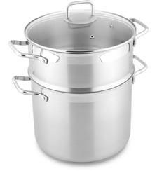 Couscoussier 26cm inox avec couvercle Essentiel B