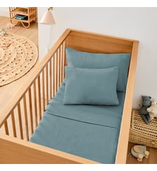 Drap plat bébé, en gaze de coton La Redoute Interieurs