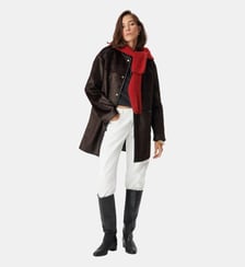 Manteau effet poulain Ikks