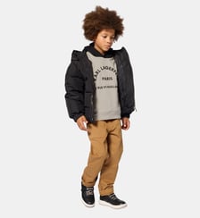 Doudoune à capuche Karl Lagerfeld Kids