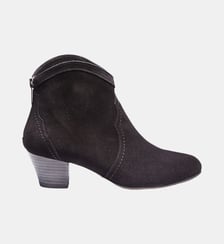 Boots celestine - cuir velours Colisée Paris