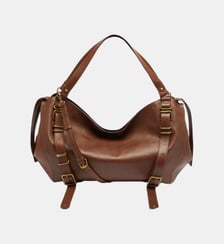 D-One-Sac large à poignée supérieure en cuir traité Diesel