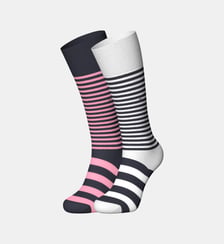 2 Paires de Chaussettes à rayures Eden Park