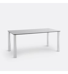 Table acier chromé et verre trempé, Ramcel La Redoute Interieurs