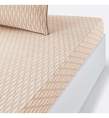 Drap housse percale de coton bonnet 30 cm La Redoute Interieurs