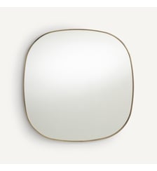 Miroir métal acier laiton vieilli H80 cm AM.PM