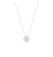 Collier PLEIN SOLEIL - Diamant solitaire 0,15ct - Or blanc 750‰ La Brune & La Blonde