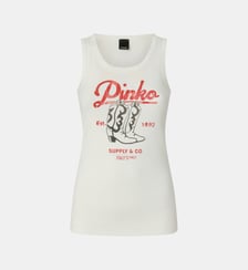 Débardeur à imprimé vintage Pinko