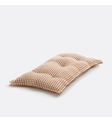Matelas de sol vichy, coton et lin longueur 120 cm La Redoute Interieurs