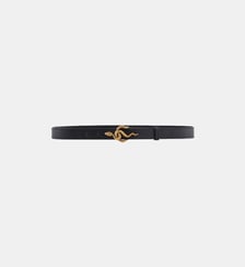 Ceinture Cléo Noire En Cuir 25Mm Vanessa Bruno
